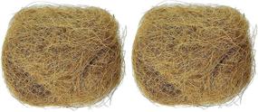 img 1 attached to 🐦 Premium Sterilized Natural Coconut Fiber Bird Nest (2 Pack) by Prevue Pet Products - Enhance Your Feathered Friend's Comfort and Safety!