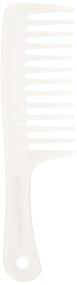 img 2 attached to Paul Mitchell Pro Tools Detangler Comb - Wide Tooth Comb that Effectively Detangles Wet or Dry Hair in Milky White Shade