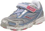 saucony kids ride athletic toddler girls' shoes in athletic logo