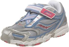 img 4 attached to Saucony Kids Ride Athletic Toddler Girls' Shoes in Athletic