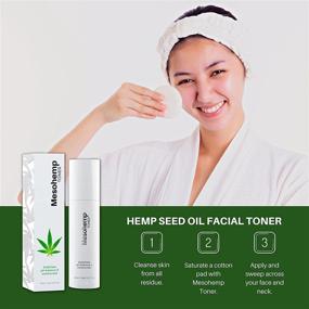 img 1 attached to 🌿 Revitalize Your Skin with Mesohemp: Hydrating & Moisturizing Korean Face Toner Infused with Hemp Seed Oil