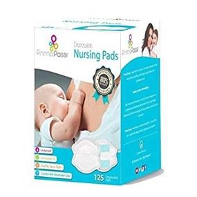 img 2 attached to Primo Passi - 125 Count Disposable Nursing Pads: Super Absorbent, Ultra Comfortable, Individually Wrapped and Leakproof Breast Pads for Breastfeeding