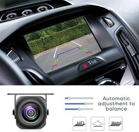 img 3 attached to 📷 PixelMan PMD2A Backup Camera: HD Metal, 170° Wide Angle, Night Vision, IP69 Waterproof - Universal Rearview Cam for Car, SUV, RV, Pickup