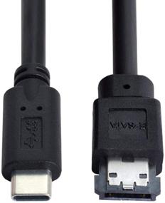 img 4 attached to 💨 Повышение скорости передачи данных: CY eSATA в USB C-кабель - USB Type C-разъем для подключения к компьютеру с eSATA eSATAp кабелю для ноутбука.