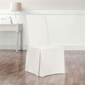 img 2 attached to Essential Tailored Twill Dining Slipcover