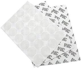 img 3 attached to 🧵 Enhance Your Quilting Precision with 3M Non-Slip Silicone Grips - 3 Sheets, 144 Pieces - Large and Small Sizes