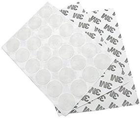 img 4 attached to 🧵 Enhance Your Quilting Precision with 3M Non-Slip Silicone Grips - 3 Sheets, 144 Pieces - Large and Small Sizes