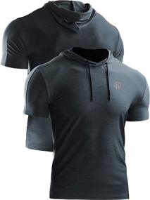 img 1 attached to 👕 Stay Cool and Comfortable: Neleus Men's Dry Fit Performance Athletic Shirt with Hoods