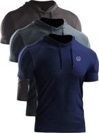 👕 stay cool and comfortable: neleus men's dry fit performance athletic shirt with hoods logo