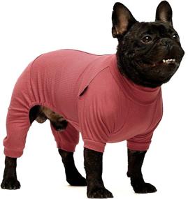 img 3 attached to 🐶 Fitwarm Patchwork Dog Pajamas Lightweight Knitted Pet Clothes Turtleneck Thermal Puppy PJS Knitwear Doggie Outfits Cat Onesies Pet Jumpsuits