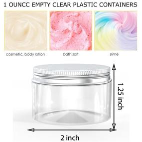 img 3 attached to HNXAZG Plastic Aluminum Containers Cosmetic Travel Accessories for Travel Bottles & Containers