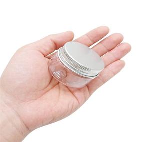 img 2 attached to HNXAZG Plastic Aluminum Containers Cosmetic Travel Accessories for Travel Bottles & Containers