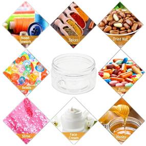 img 1 attached to HNXAZG Plastic Aluminum Containers Cosmetic Travel Accessories for Travel Bottles & Containers