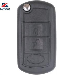 img 1 attached to Keyecu Replacement Flip Remote Car Key Fob 3 Button for Range Rover Sport 2002-2006 ID44 FCC ID:LX8FZV