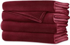 img 4 attached to 🌞 Sunbeam Queen Electric Heated Blanket - Luxurious Velvet Plush, 20 Heat Settings, Auto-Off, 2 Digital Controllers, 5-Year Warranty - Ruby Red Color