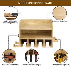 img 2 attached to 🔌 Simesove Charging Screwdriver Cordless Organizer: Streamline Your Tools with Wireless Convenience!