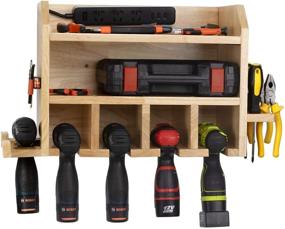 img 4 attached to 🔌 Simesove Charging Screwdriver Cordless Organizer: Streamline Your Tools with Wireless Convenience!