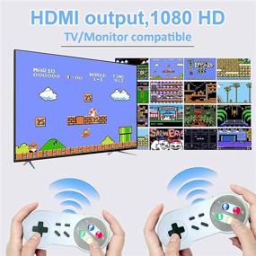 img 3 attached to Instapot 821 Classic Childhood Games Console - 2 Wireless Controllers, 4K HDMI TV Output, Ideal Gift for Nostalgic Memories