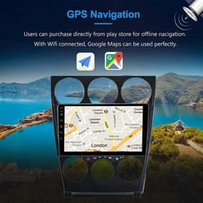 img 2 attached to 🚗 Автомобильная стереосистема Android 10.1 с двойным DIN, GPS-навигацией, Bluetooth, USB-плеером и функцией зеркального отображения для Mazda 6 Atenza 2004-2008, 2 ГБ ОЗУ