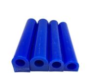 🔵 hard wax blank tube for carving rings mold, niupika large flat-sided carving wax ring tube - blue color (all sizes) logo