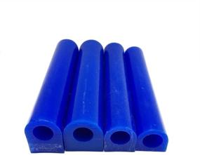 img 2 attached to 🔵 Hard Wax Blank Tube for Carving Rings Mold, NIUPIKA Large Flat-Sided Carving Wax Ring Tube - Blue Color (All Sizes)