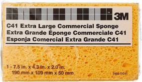 img 2 attached to 3M Commercial Sponges C41 7456-T, Extra Large Size 7-1/2 x 4-3/8 x 2-1/16 inches