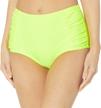 smart sexy standard high waisted ruching women's clothing for swimsuits & cover ups logo
