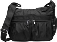 👜 versatile and waterproof crossbody shoulder handbag set for women - lightweight handbags and wallets in stylish crossbody bags logo