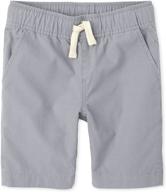 👦 stylish boy's clothing: children's place solid jogger shorts for comfy & trendy shorts logo