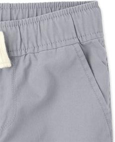 img 2 attached to Стильная детская одежда для мальчика: джоггеры "Solid Jogger Shorts" от Children's Place - комфортные и модные шорты.