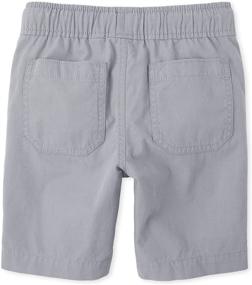 img 1 attached to Стильная детская одежда для мальчика: джоггеры "Solid Jogger Shorts" от Children's Place - комфортные и модные шорты.