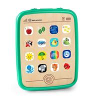 📱 планшет baby einstein magic touch curiosity: деревянная музыкальная игрушка для детей от 6 месяцев и старше. логотип