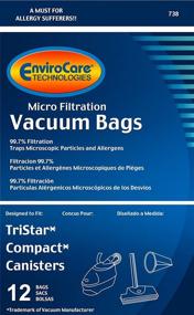 img 3 attached to 🧹 12-Pack EnviroCare Replacement Micro Filtration Dust Bags for TriStar Canister Vacuum Cleaners