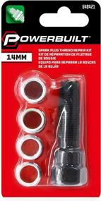 img 1 attached to 🔧 Enhanced Powerbuilt 14MM Spark Plug Thread Repair Kit: Model 648421