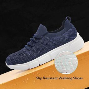 img 1 attached to Ouumeis Breathable Lightweight Athletic 👟 Sneakers: Premium Men's Shoes for Optimal Performance