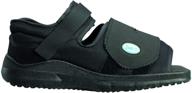 comfortably heal post-surgery with darco med-surg shoe for women - large black логотип