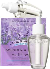 img 1 attached to Bath & Body Works Lavender & Vanilla Odor Eliminating Wallflowers Home 🏠 Fragrance Refills - 2-Pack (1.6 fl oz) for a Fresh and Fragrant Home