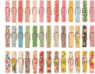 decora 3.5cm/1.38in colorful painted wooden clothespin set of 100 pieces for photo clips, scrapbooking, crafts, and gift wrapping logo