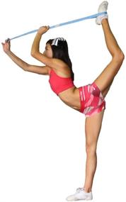 img 1 attached to 📣 Cheerleading Flexibility Stunt Strap - Enhance Stretching and Optimize Stunts for Cheer, Dance, Gymnastics & Physical Therapy - Digital Training Download and Starter Guide - Offered in 6 Vibrant Colors