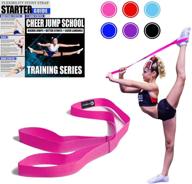 📣 cheerleading flexibility stunt strap - enhance stretching and optimize stunts for cheer, dance, gymnastics & physical therapy - digital training download and starter guide - offered in 6 vibrant colors логотип