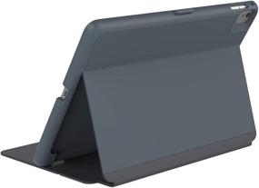 img 1 attached to Speck Products StyleFolio Pencil Case and Stand for 9.7-inch iPad Pro: Stormy Grey/Slate Grey - Enhance Your iPad Experience!