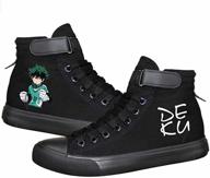 dhspkn academia sneakers todoroki high top men's shoes for fashion sneakers logo