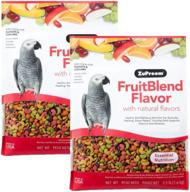 zupreem fruitblend flavor pellets bird food: perfect daily blend for parrots and conures (multiple sizes) - made in usa for caiques, african greys, senegals, amazons, eclectus, small cockatoos logo