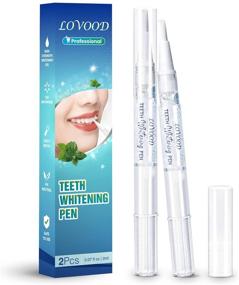 img 4 attached to 🌟 LOVOOD Teeth Whitening Pen - 2 Pcs, 20+ Uses, Painless & Effective, No Sensitivity, Travel Friendly, Easy to Use - Get a Beautiful White Smile with LOVOOD Tooth Whitener, Natural Mint Flavor