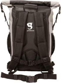 img 3 attached to geckobrands Paddler Waterproof 45L Backpack - Large Dry Bag with Enhanced Comfort and Support, Grey