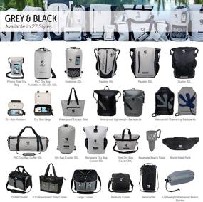 img 1 attached to geckobrands Paddler Waterproof 45L Backpack - Large Dry Bag with Enhanced Comfort and Support, Grey
