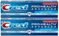 🪥 crest pro-health advanced toothpaste, mint - deep cleansing, 5.1 oz (pack of 2) logo