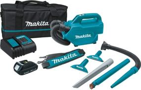 img 4 attached to 🧹 Makita XLC07SY1 18V LXT Compact Handheld Canister Vacuum Kit (1.5Ah) - Lithium-Ion Powered