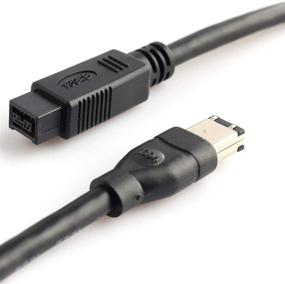 img 1 attached to 6FT Pasow FireWire 800 to 400 Cable (9-pin to 6-pin) - IEEE 1394 Firewire 800, 6 Feet Length