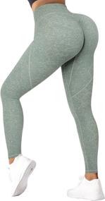 img 2 attached to RXRXCOCO Lifting Leggings Workout Waisted Sports & Fitness in Running